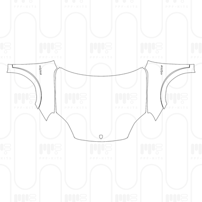 Pre-Cut PPF Porsche Cayenne Turbo E-Hybrid 2026