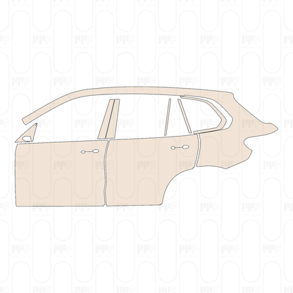 (left) Door+BC-Pillar+Rear Fender