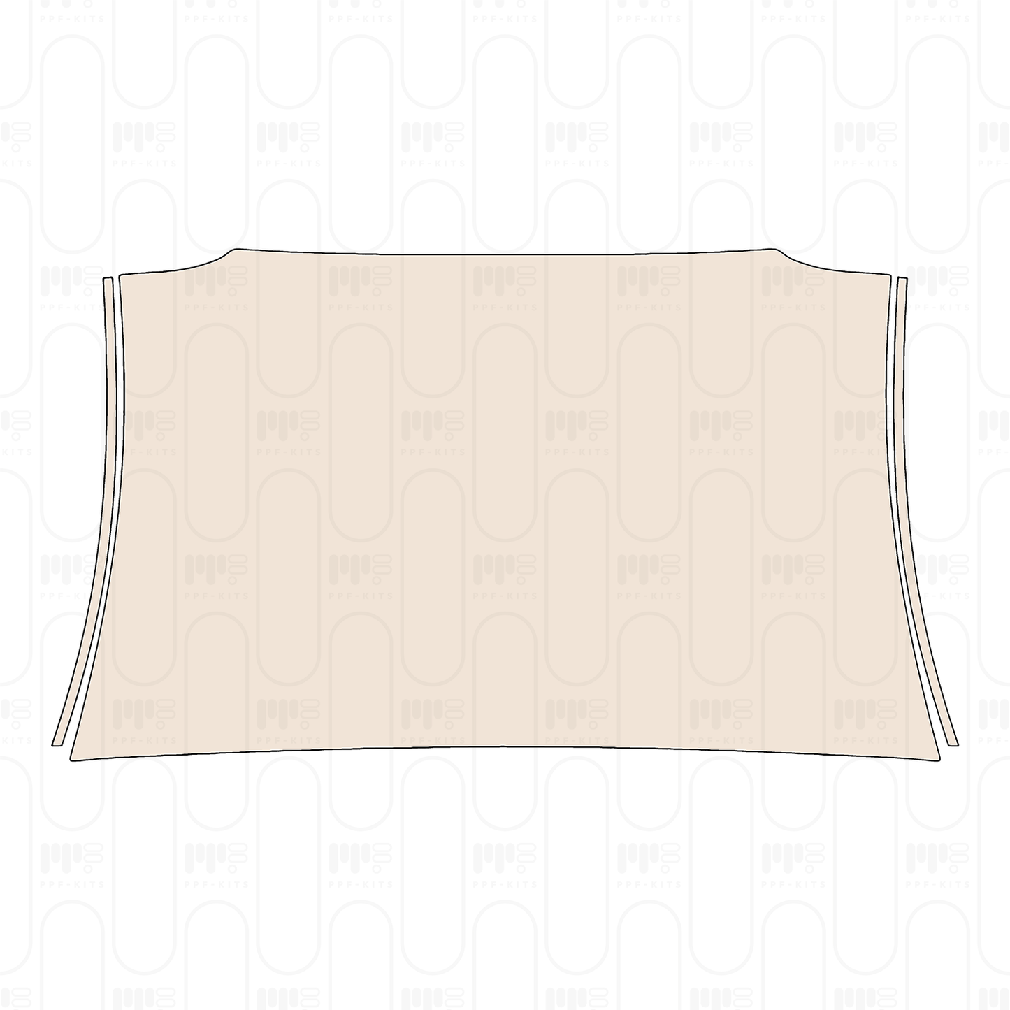 Roof without glass roof