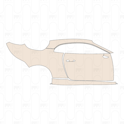(right) Door+Side Skirt+Rear Fender