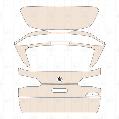 Trunk Lid with "X5M" Emblem