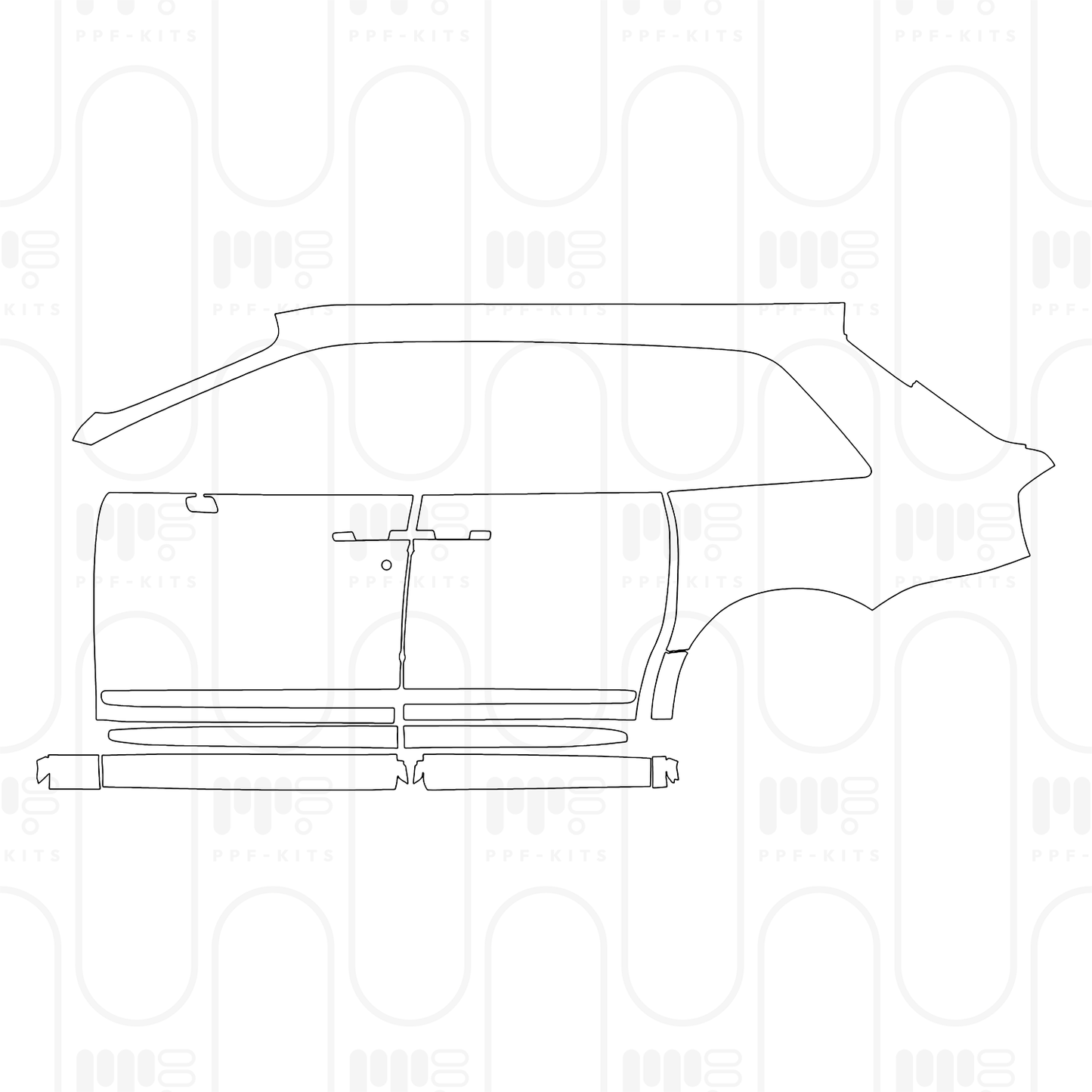 Pre-Cut PPF Rolls-Royce Cullinan Series II Black Badge 2025