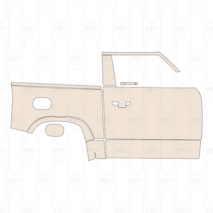 (right) Door+Rear Fender