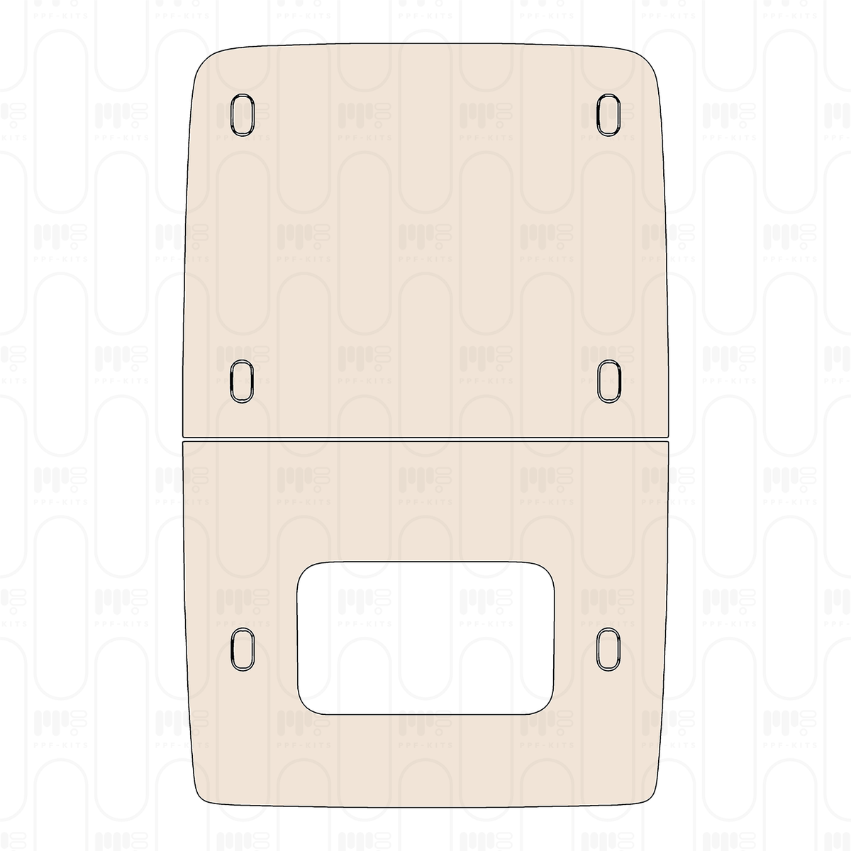 Roof 2-piece