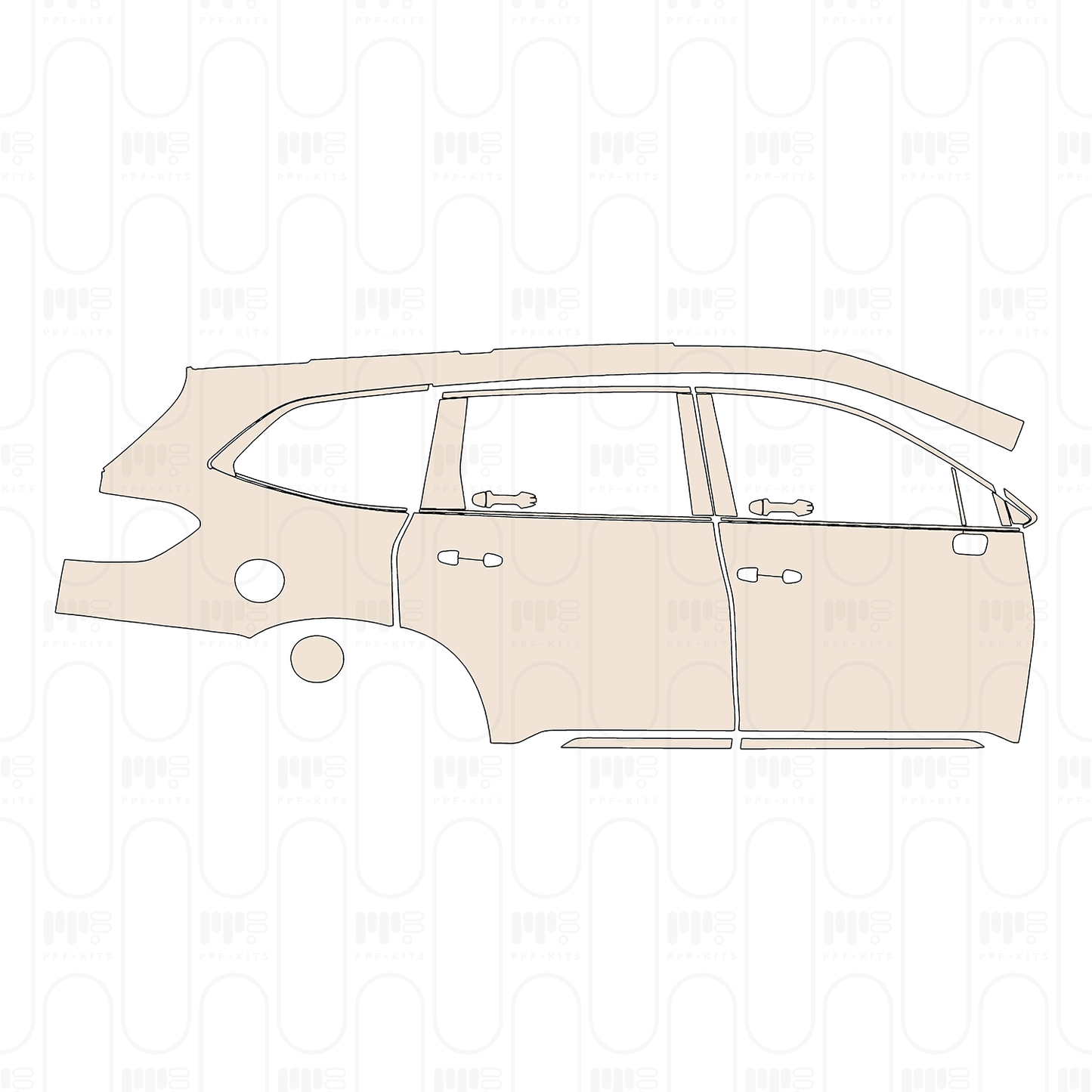 PPF precortado Subaru Ascent (US) Premium 2025