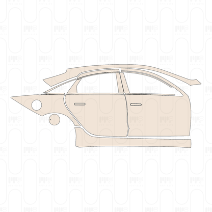 (right) Door+Rear Fender+Side Skirt