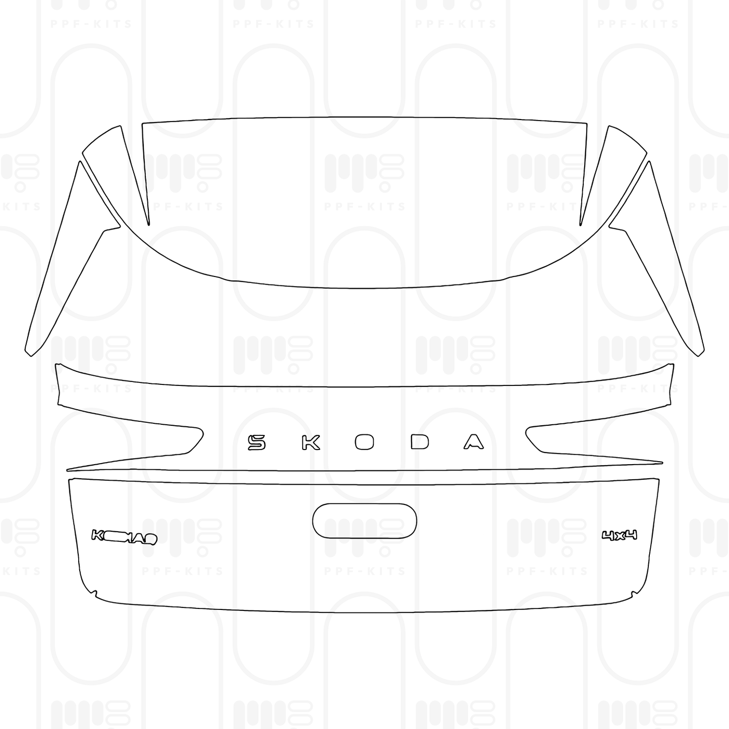 Pre-Cut PPF Skoda Kodiaq Sport Line (EU) 2026