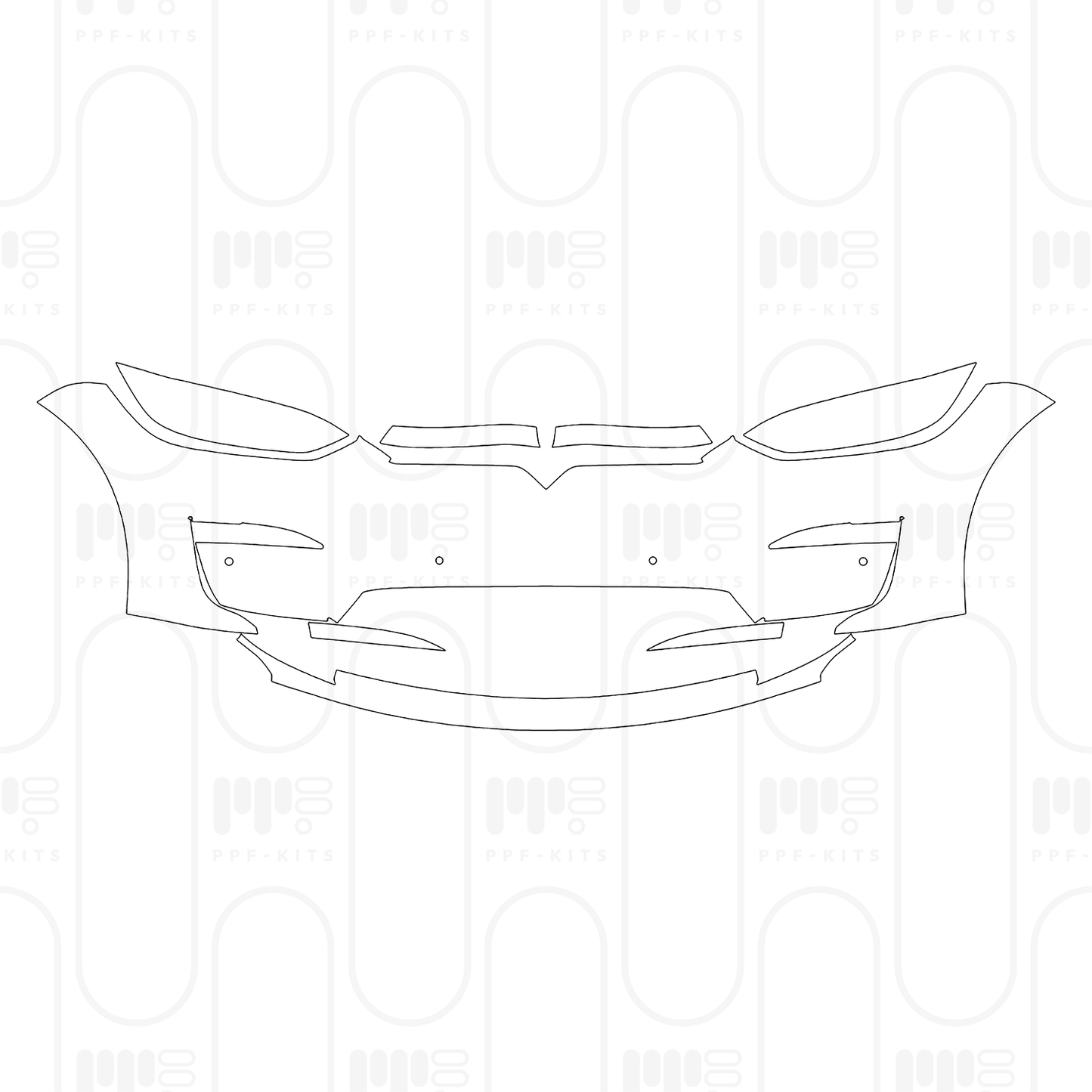 Pre-Cut PPF Tesla Model X Base 2026