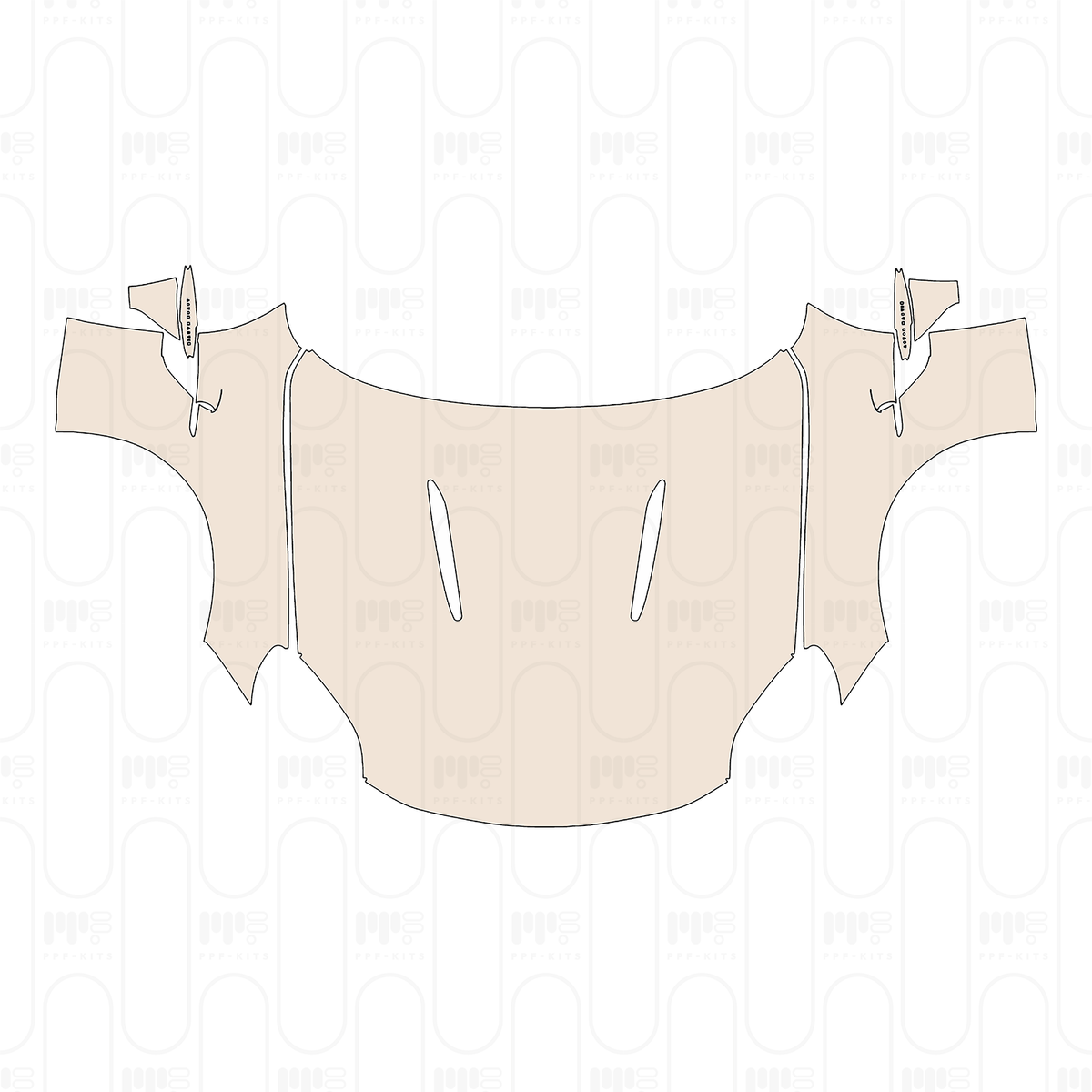 Hood+Fender One-piece design