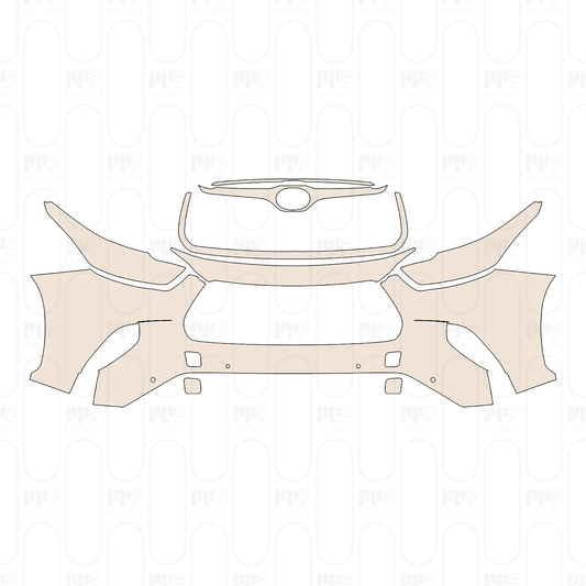 Pre-Cut PPF Toyota Highlander (US) Platinum 2026