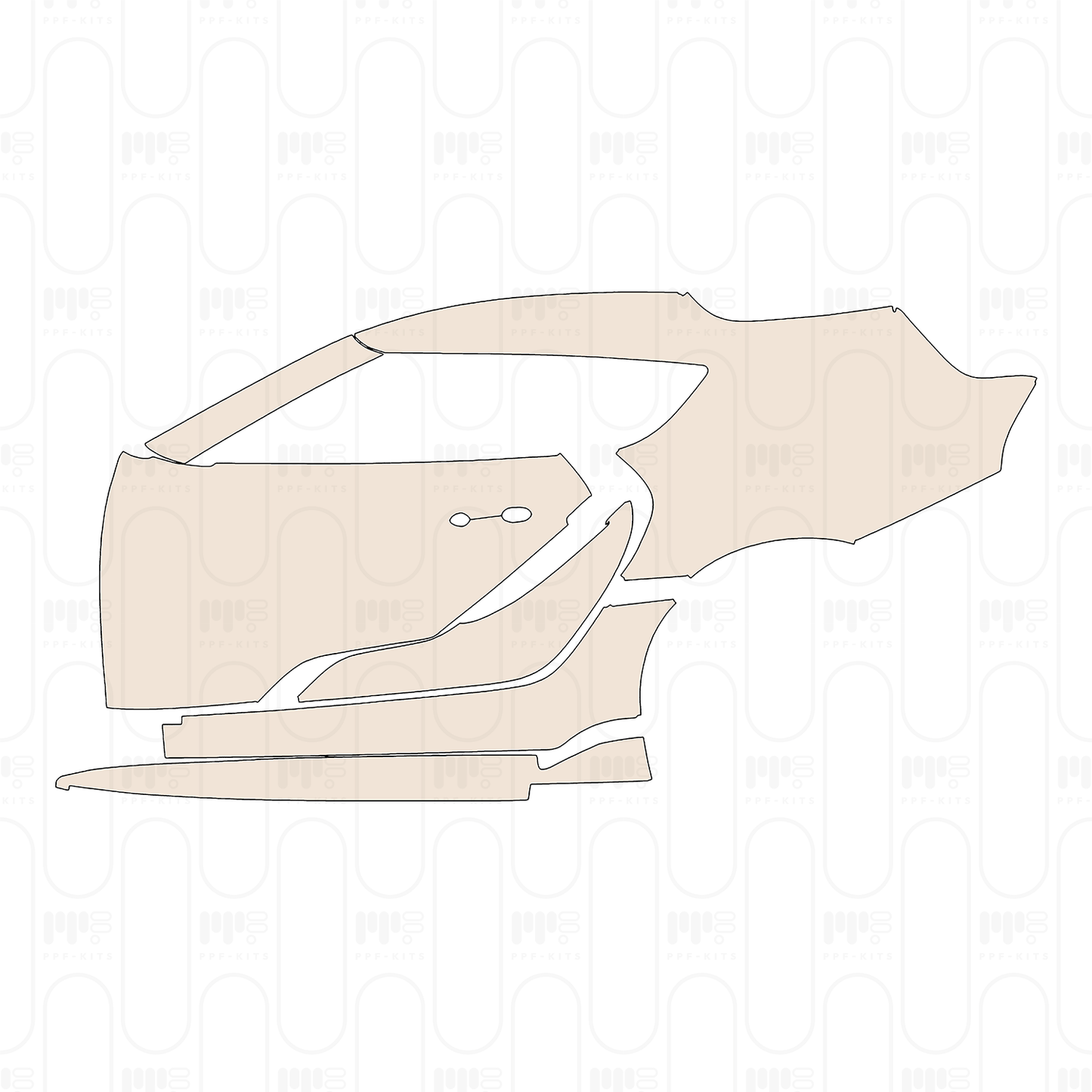 PPF precortado Toyota Supra 2026