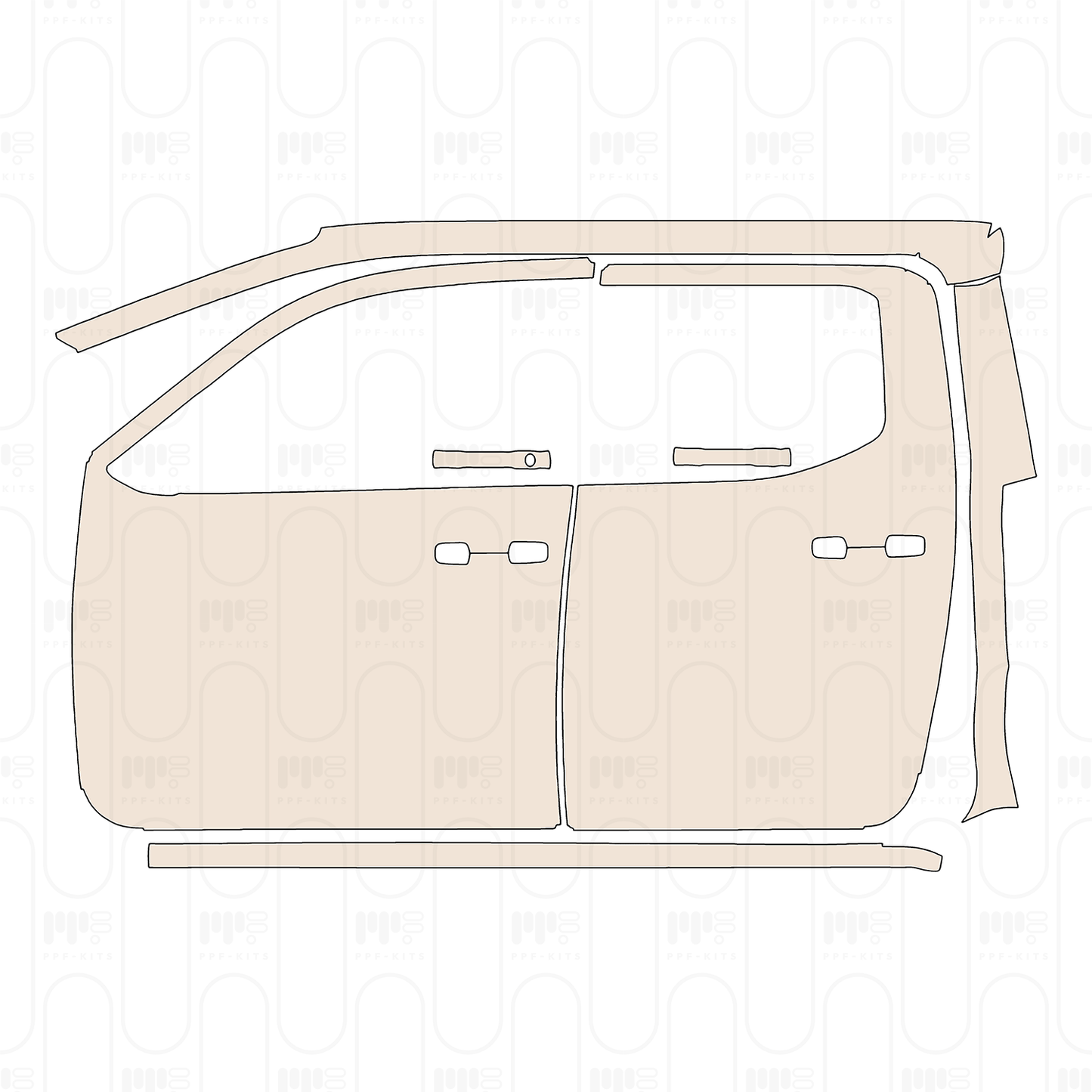 PPF precortado Toyota Tacoma Double Cab Trailhunter 2026