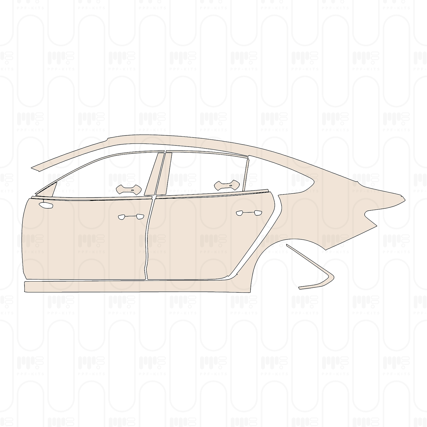 Pre-Cut PPF Volkswagen Magotan 2025