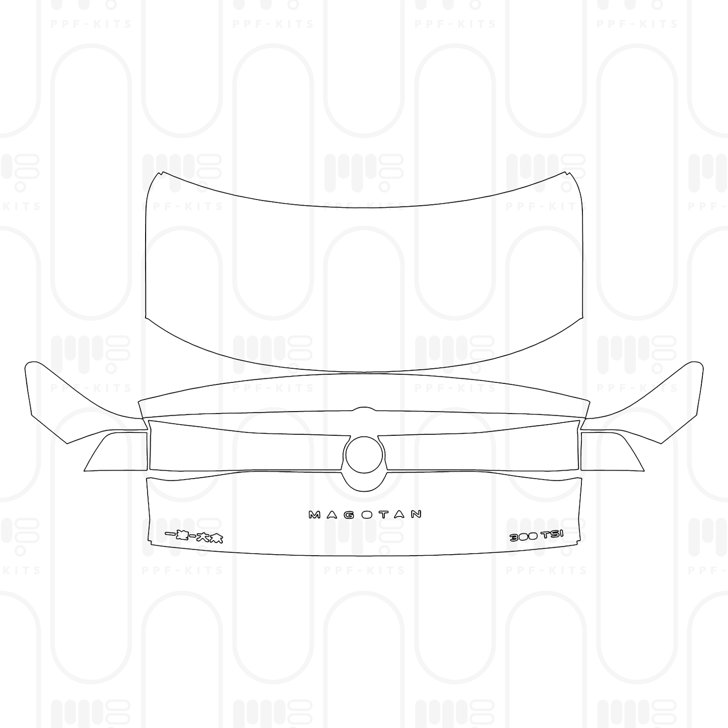 Pre-Cut PPF Volkswagen Magotan 2025