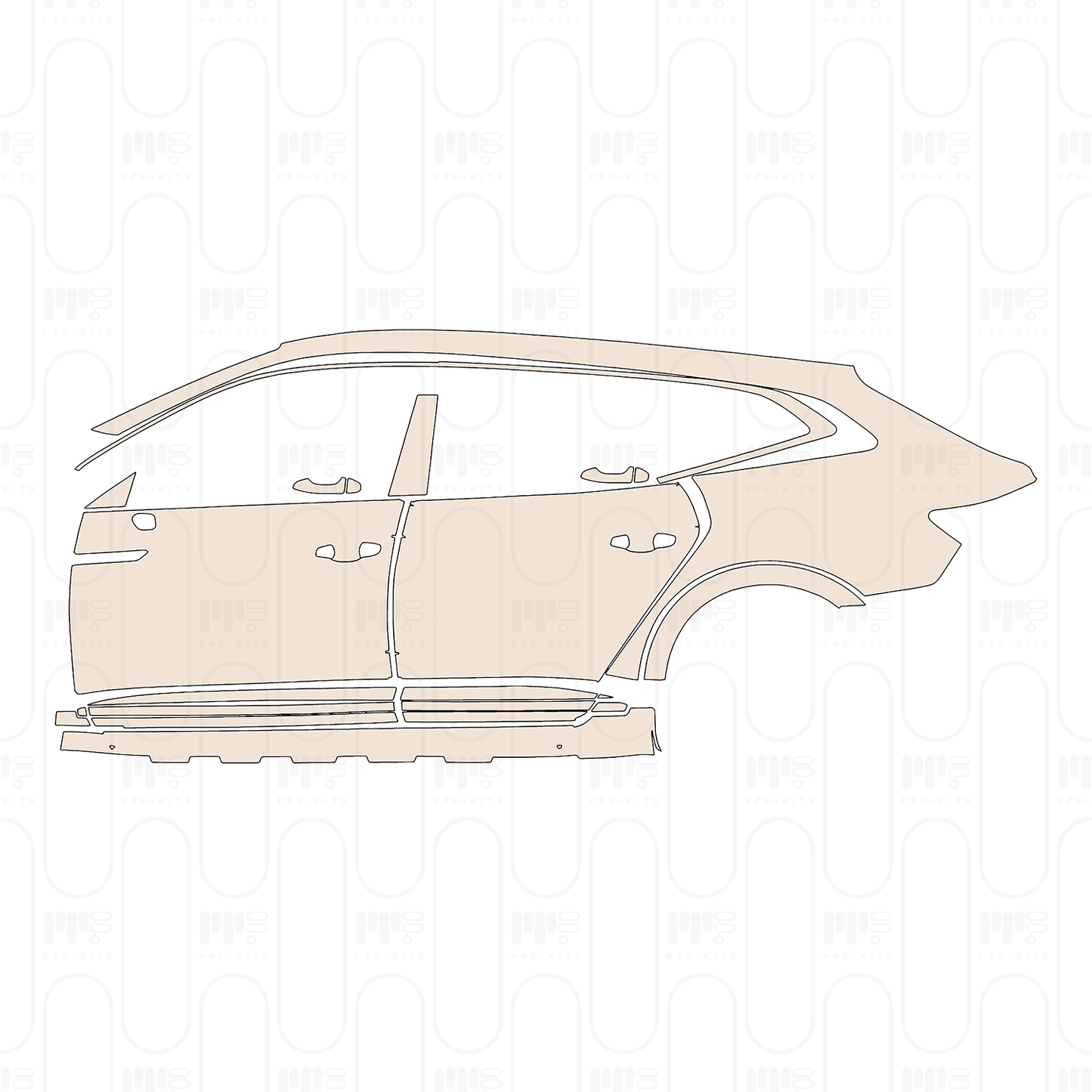 Pre-Cut PPF Volkswagen CC Shooting Brake 2025