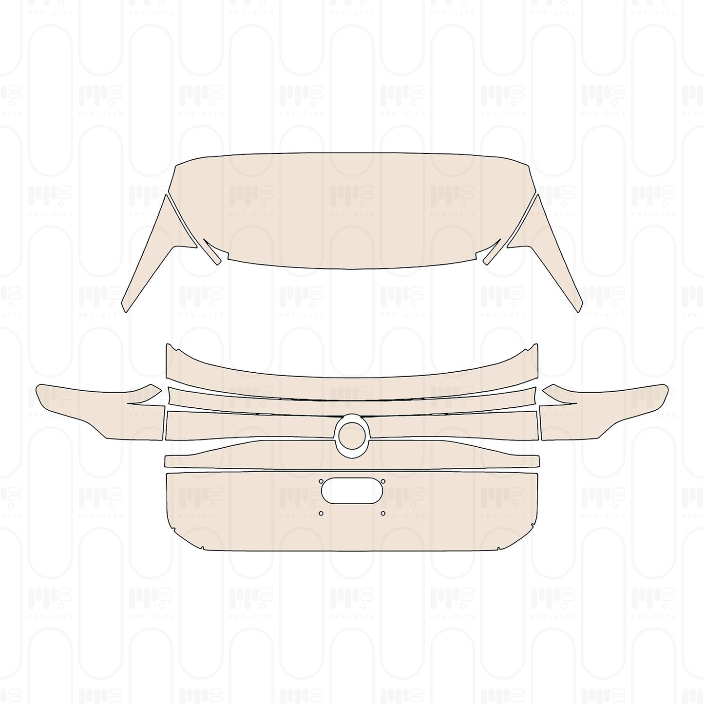 PPF precortado Volkswagen Tayron Base 2025