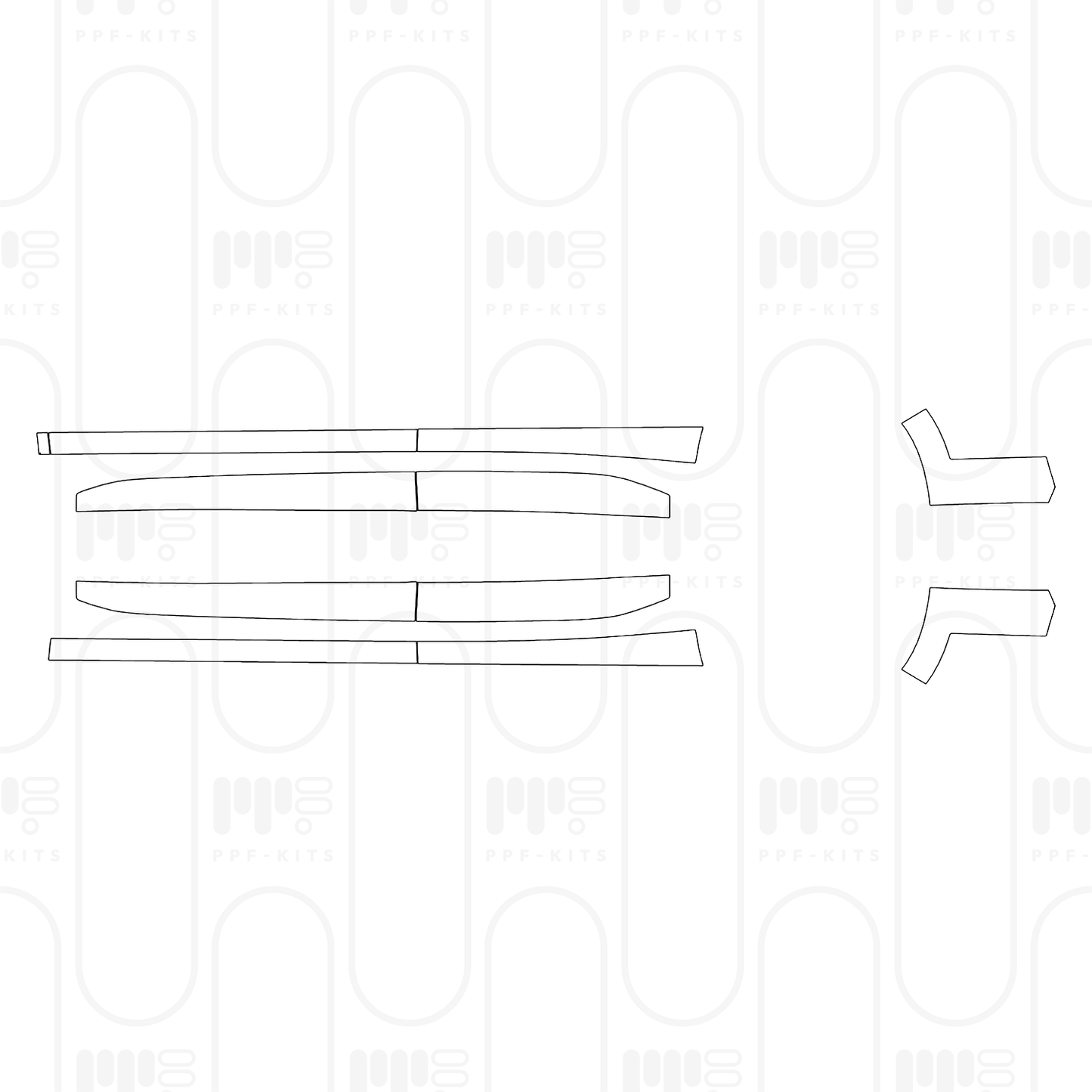 Pre-Cut PPF Volkswagen Tayron L (CN) Base 2026
