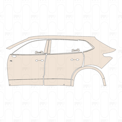 PPF precortado Volkswagen Tiguan L Pro R-Line 2026