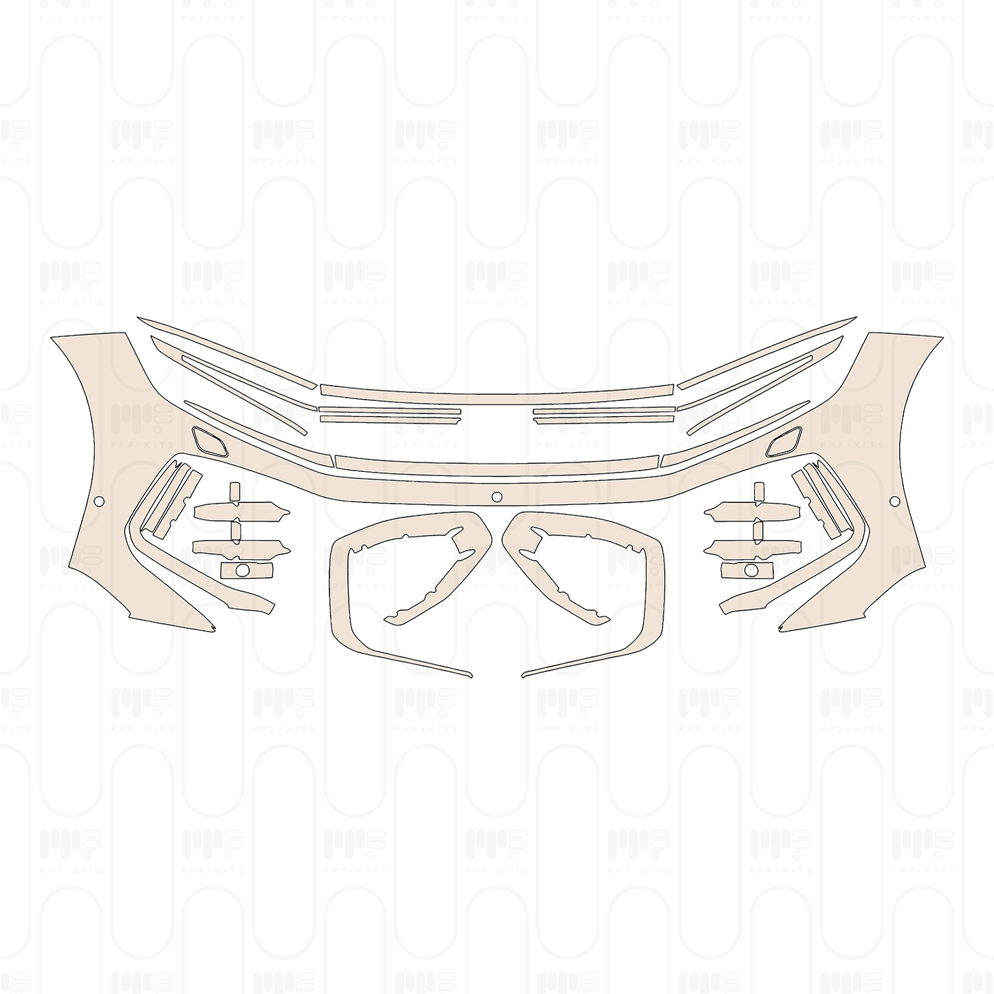 Pre-Cut PPF Volkswagen Touareg R-Line 2026