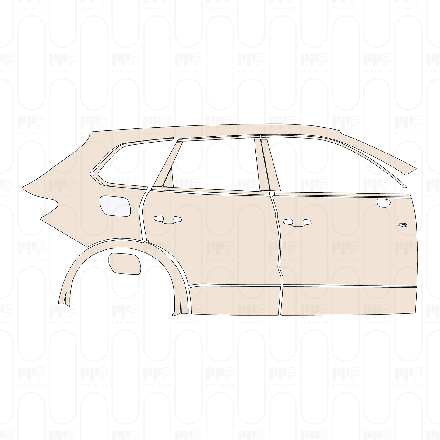PPF precortado Volkswagen Touareg R 2026
