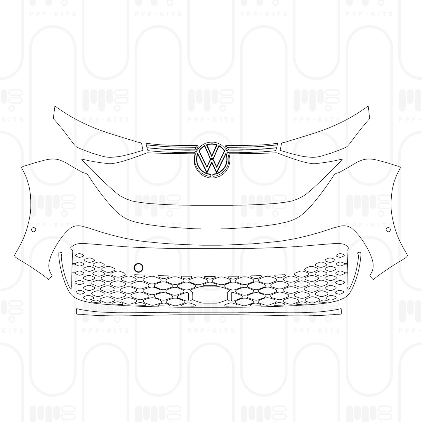 PPF precortado Volkswagen ID.BUZZ Standard Wheelbase Cargo 2026