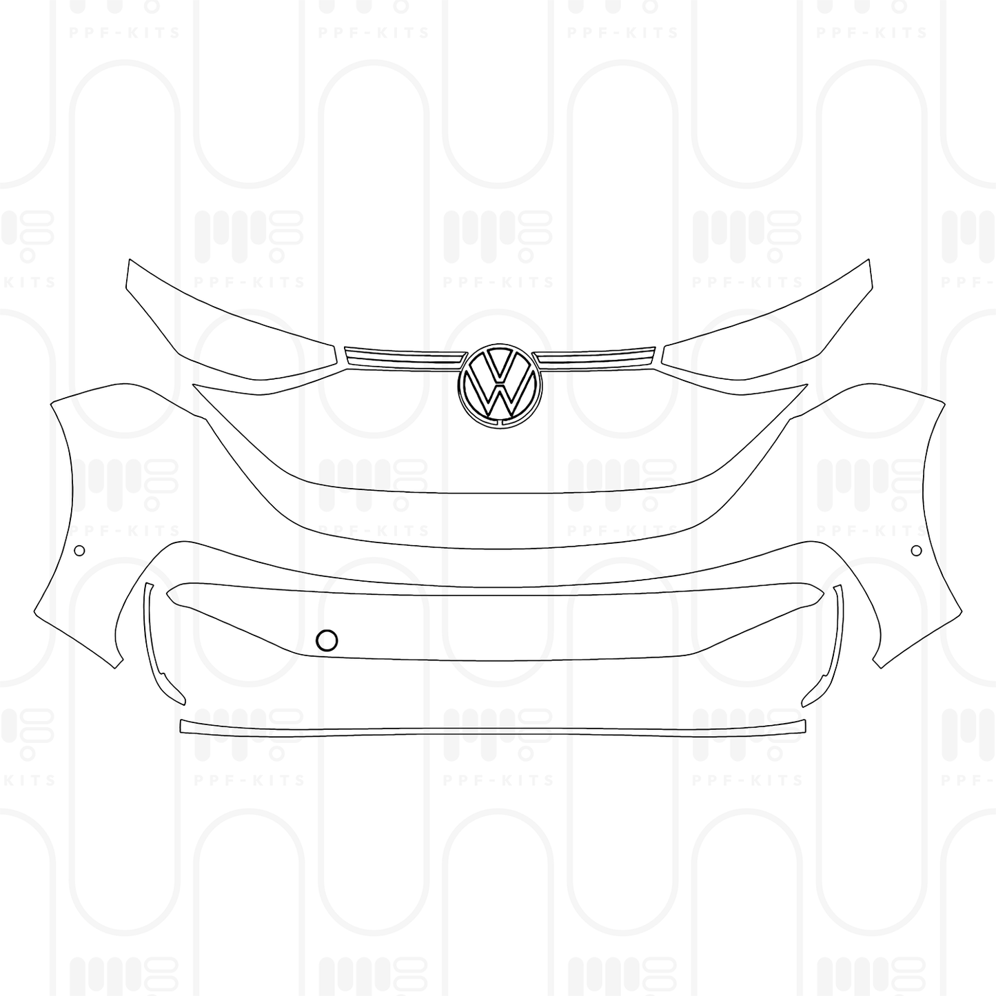 PPF precortado Volkswagen ID.BUZZ Standard Wheelbase Cargo 2026