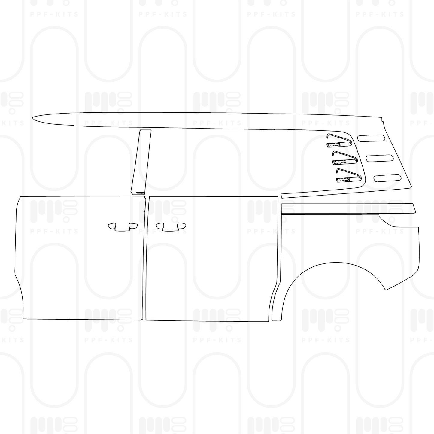 PPF precortado Volkswagen ID.BUZZ Standard Wheelbase Standard 2025