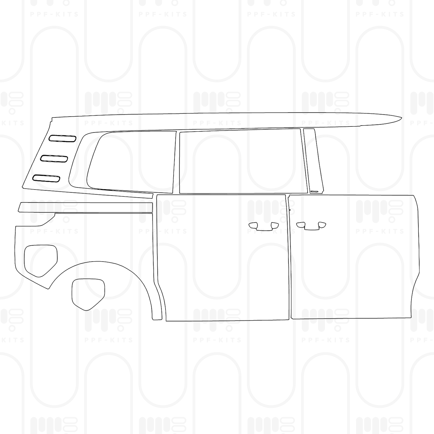 PPF precortado Volkswagen ID.BUZZ Standard Wheelbase Cargo 2026