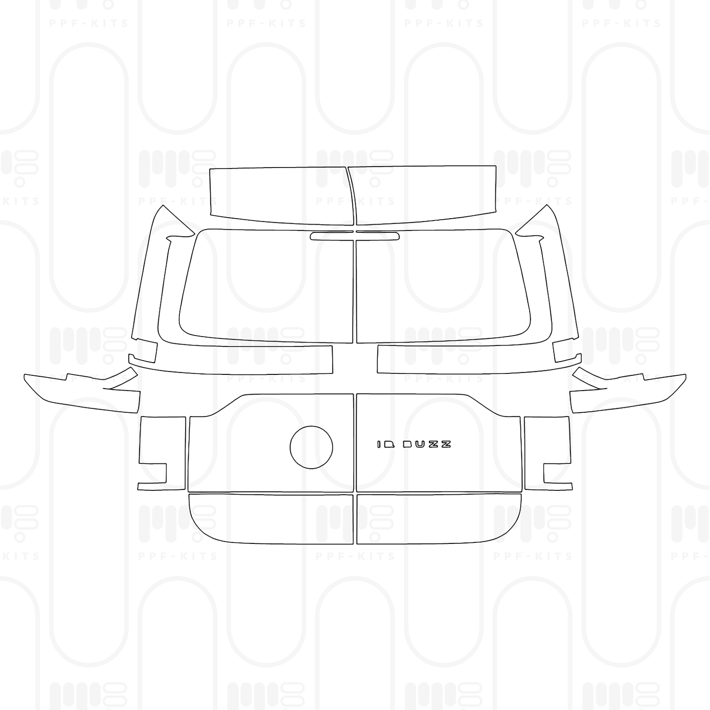 PPF precortado Volkswagen ID.BUZZ Standard Wheelbase Cargo 2026