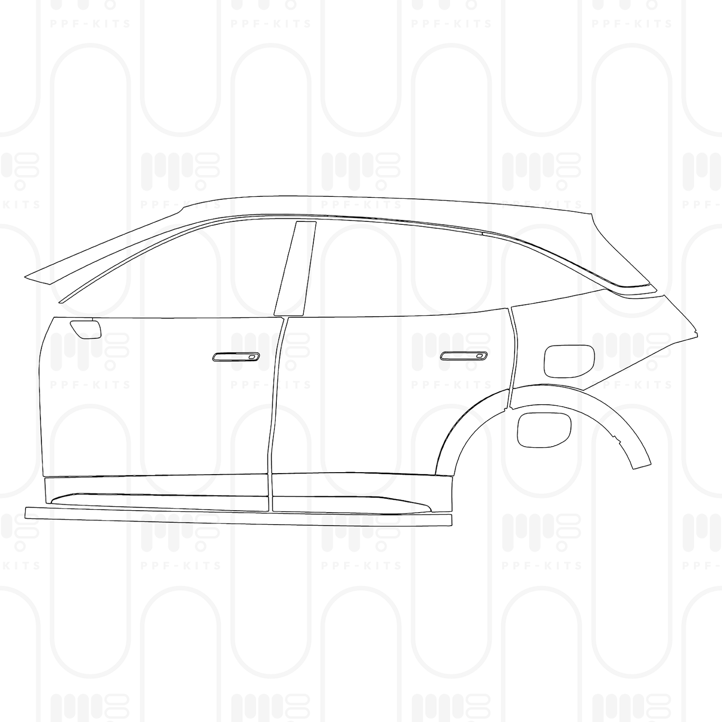 Pre-Cut PPF Zeekr 7X 2026