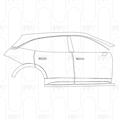 Pre-Cut PPF Zeekr 7X 2026