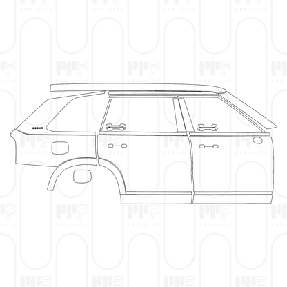 Pre-Cut PPF Zeekr 9X 2025