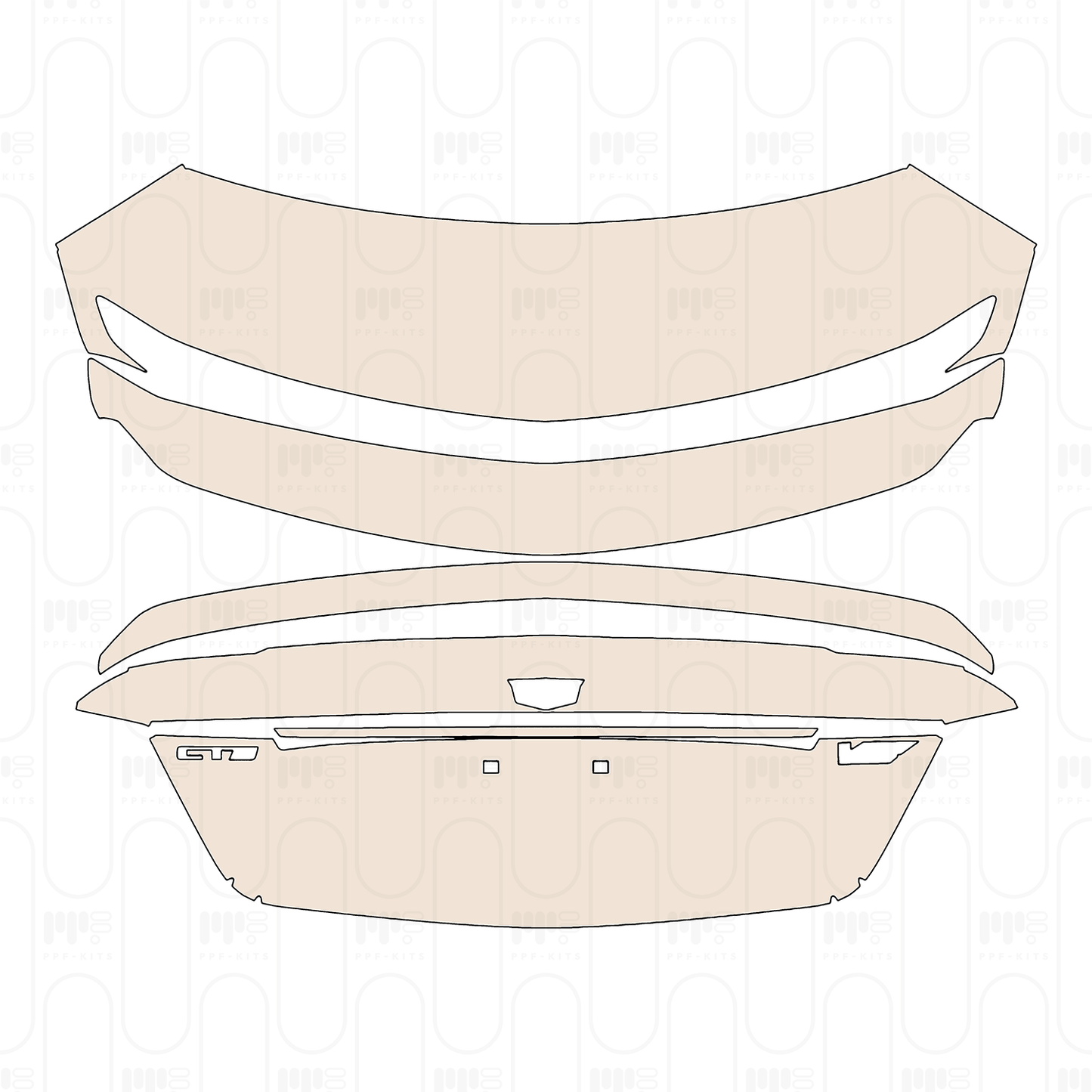 PPF precortado Cadillac CT5 V-Series Blakwing 2026