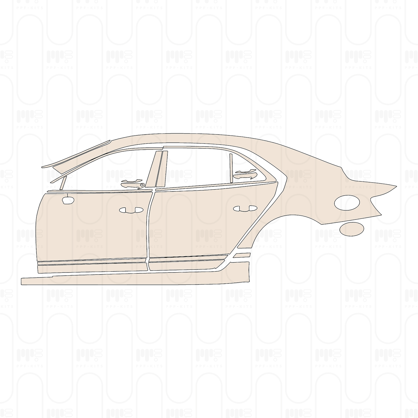 PPF precortado Bentley Flying Spur Speed 2026