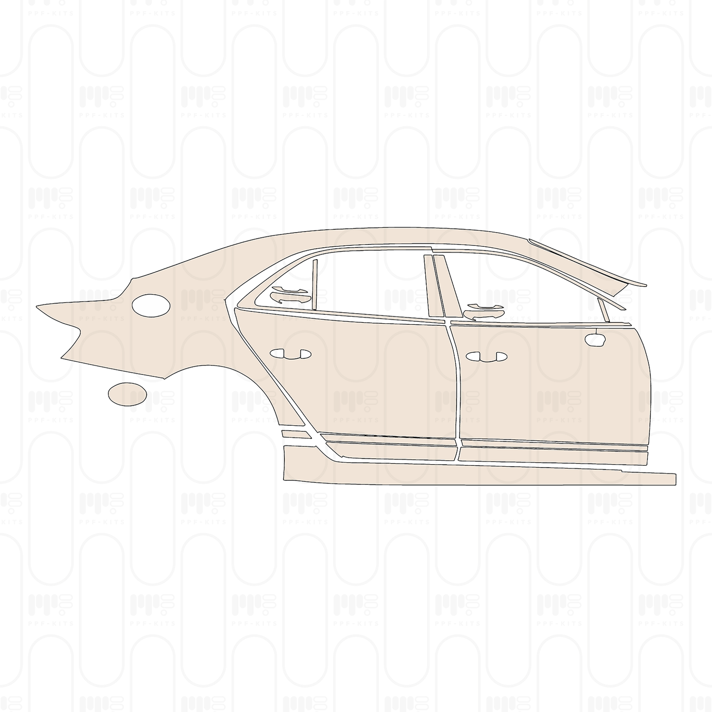 PPF precortado Bentley Flying Spur Speed 2026