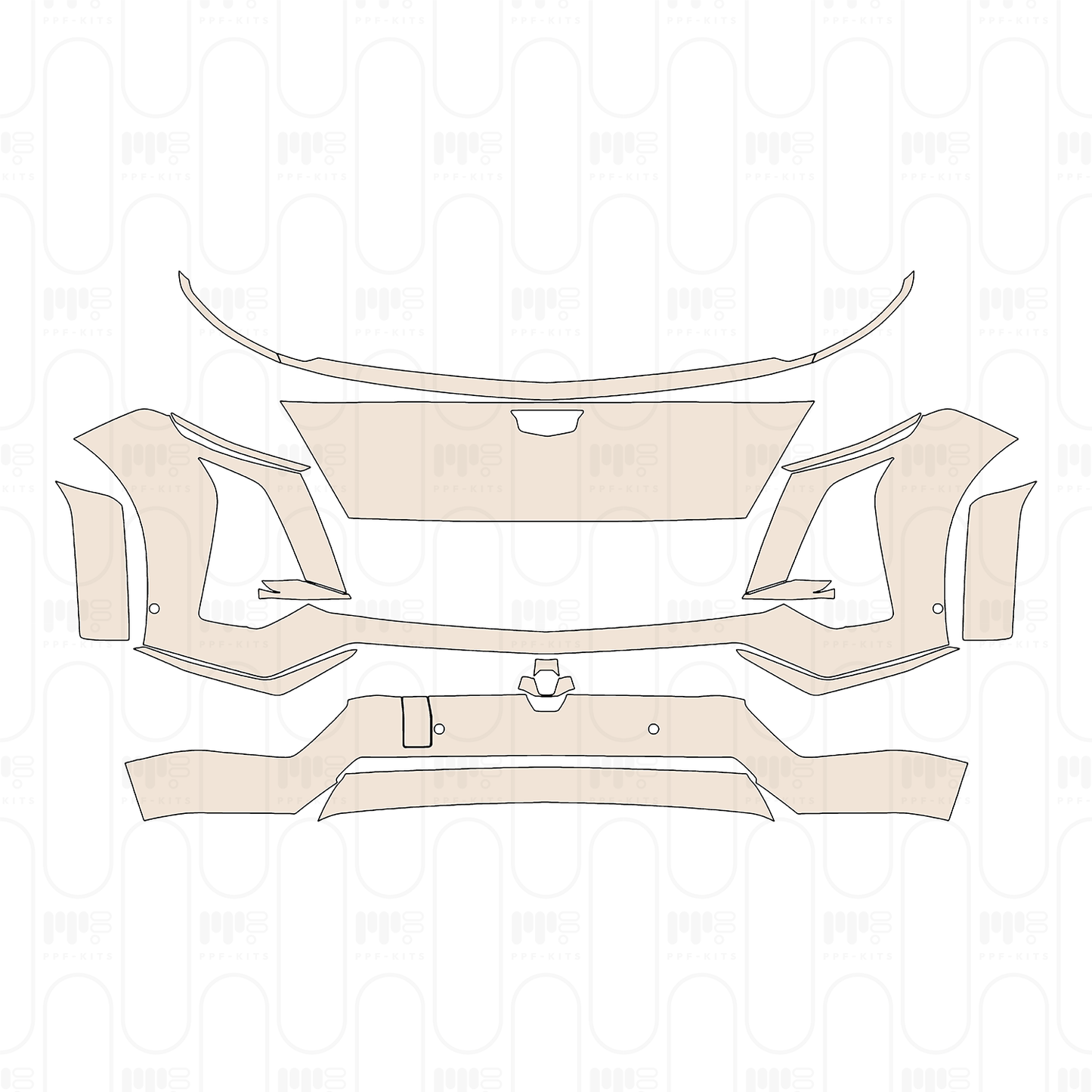 PPF precortado Cadillac Vistiq Luxury 2026