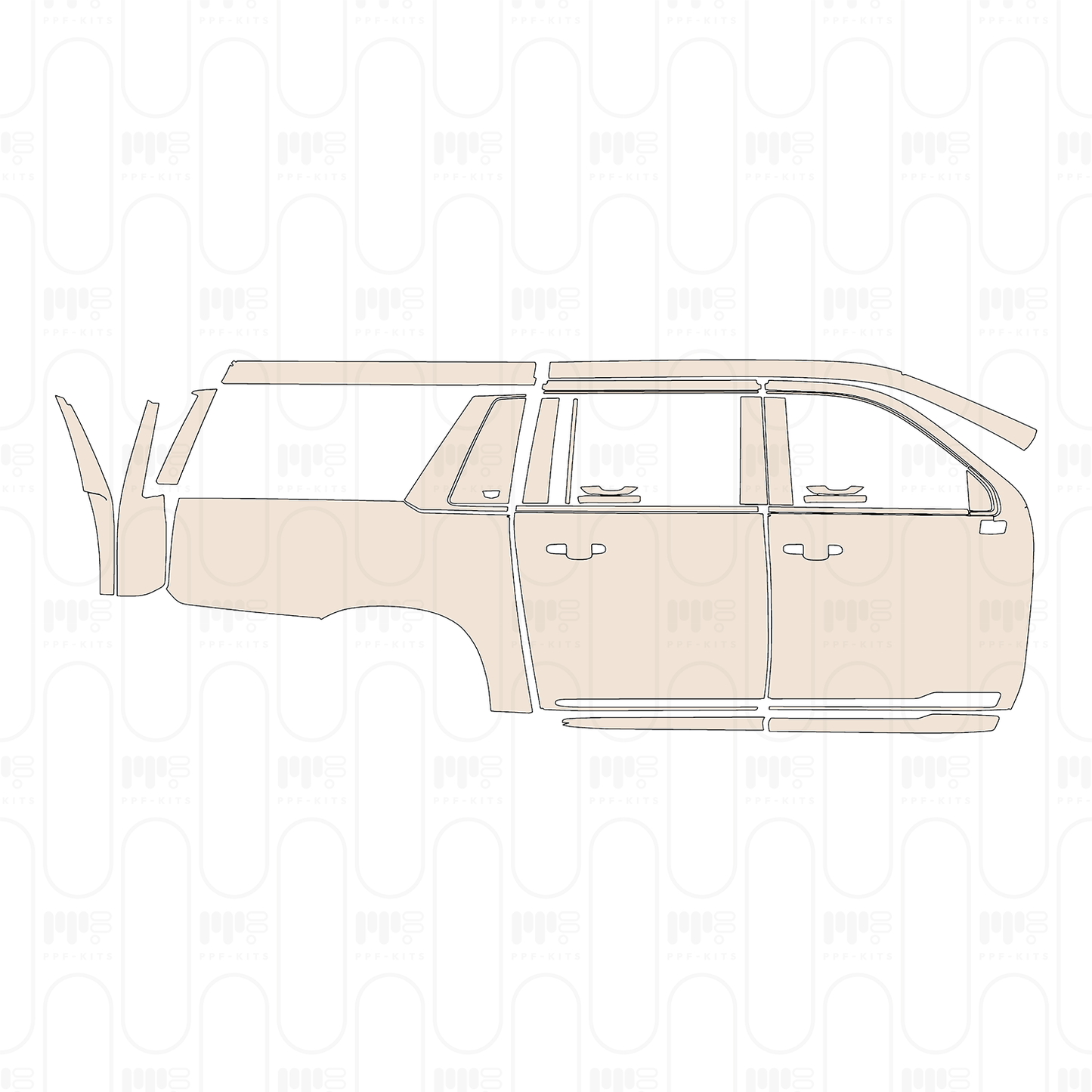 PPF precortado Cadillac Escalade ESV Luxury 2026