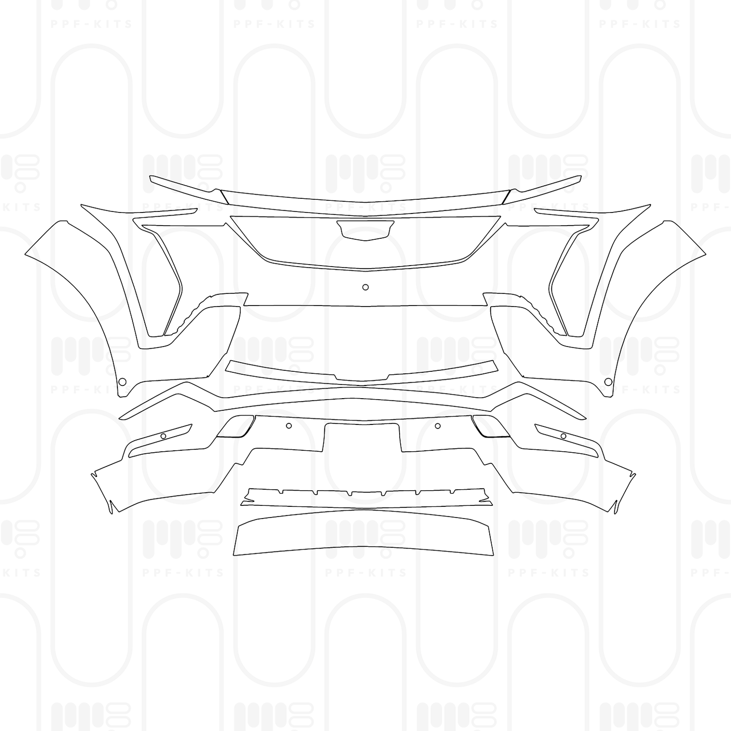 Pre-Cut PPF Cadillac Escalade IQ Luxury 2026