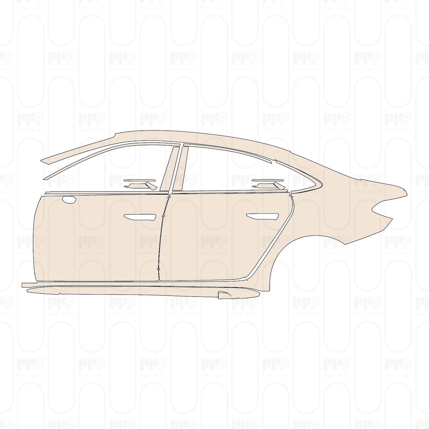 Pre-Cut PPF Audi A5 A5L Saloon Gan Kun Intelligent Driving Edition 2026