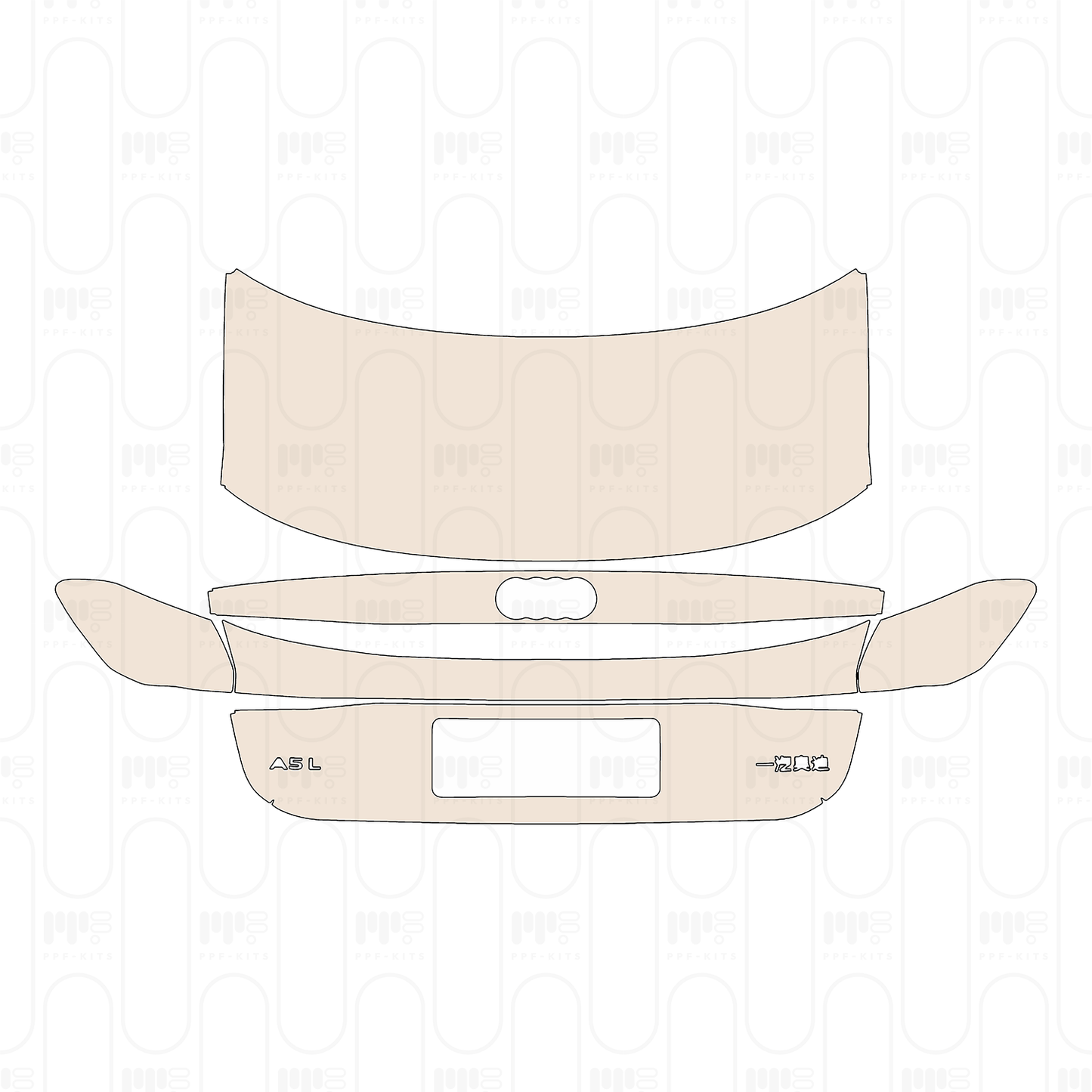 Pre-Cut PPF Audi A5 A5L Saloon Gan Kun Intelligent Driving Edition 2026