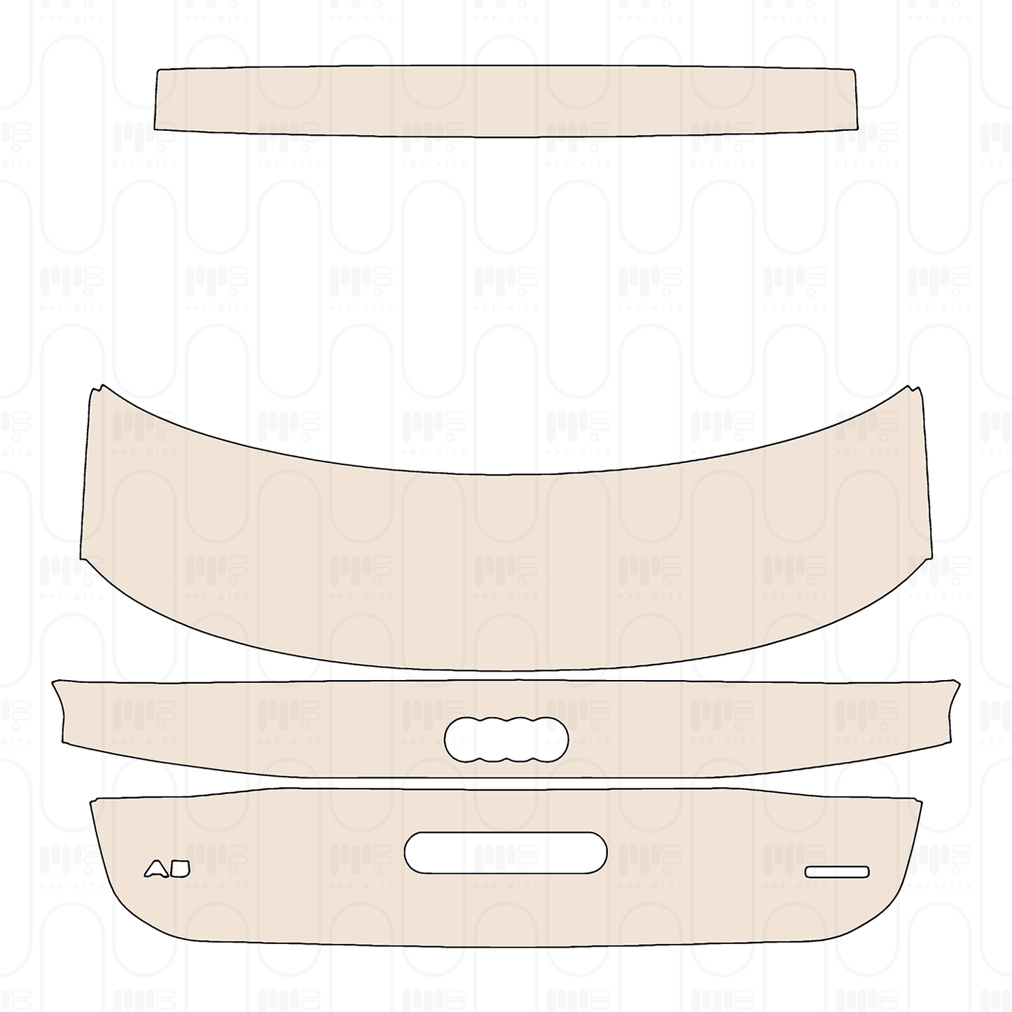 PPF precortado Audi A5 Saloon Base 2026
