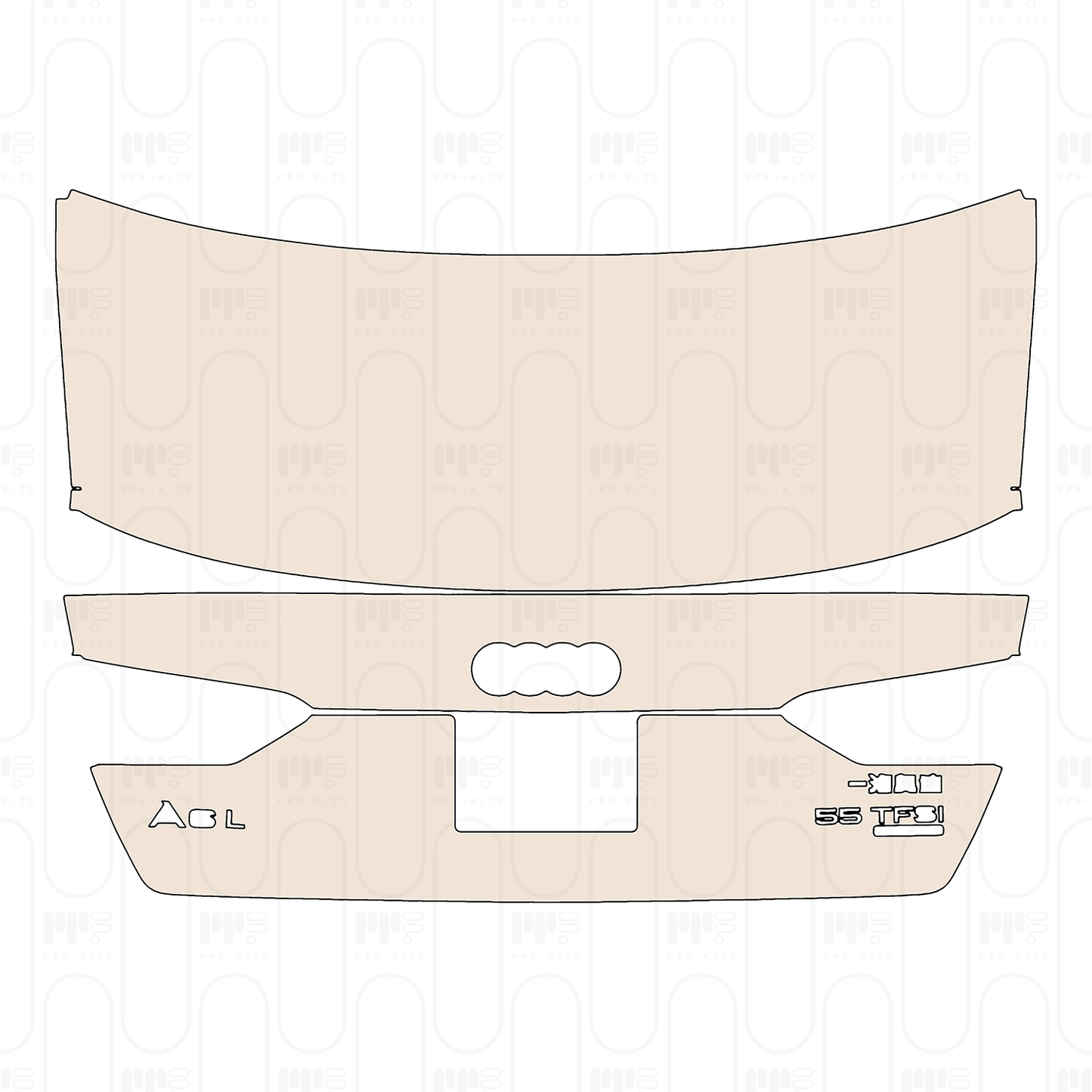 PPF precortado Audi A6 A6L Base 2026