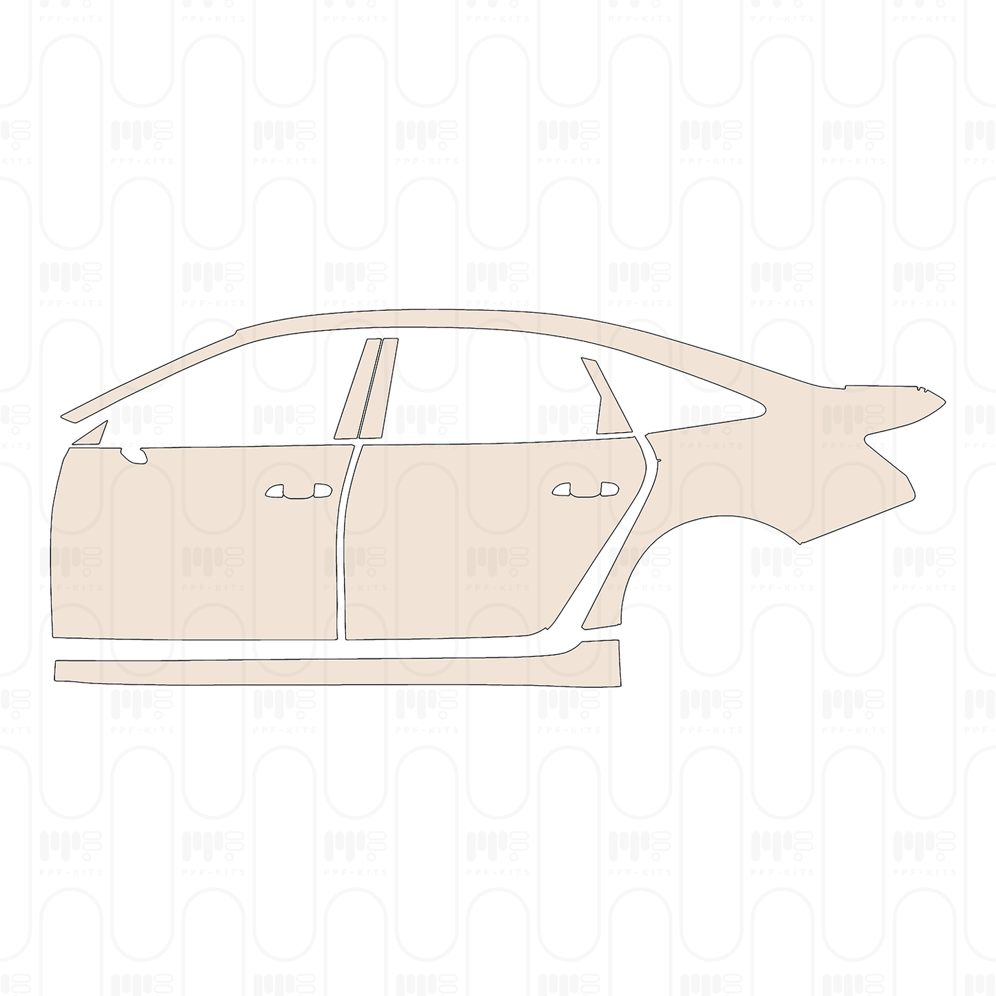 PPF precortado Audi A6 A6L Base 2026