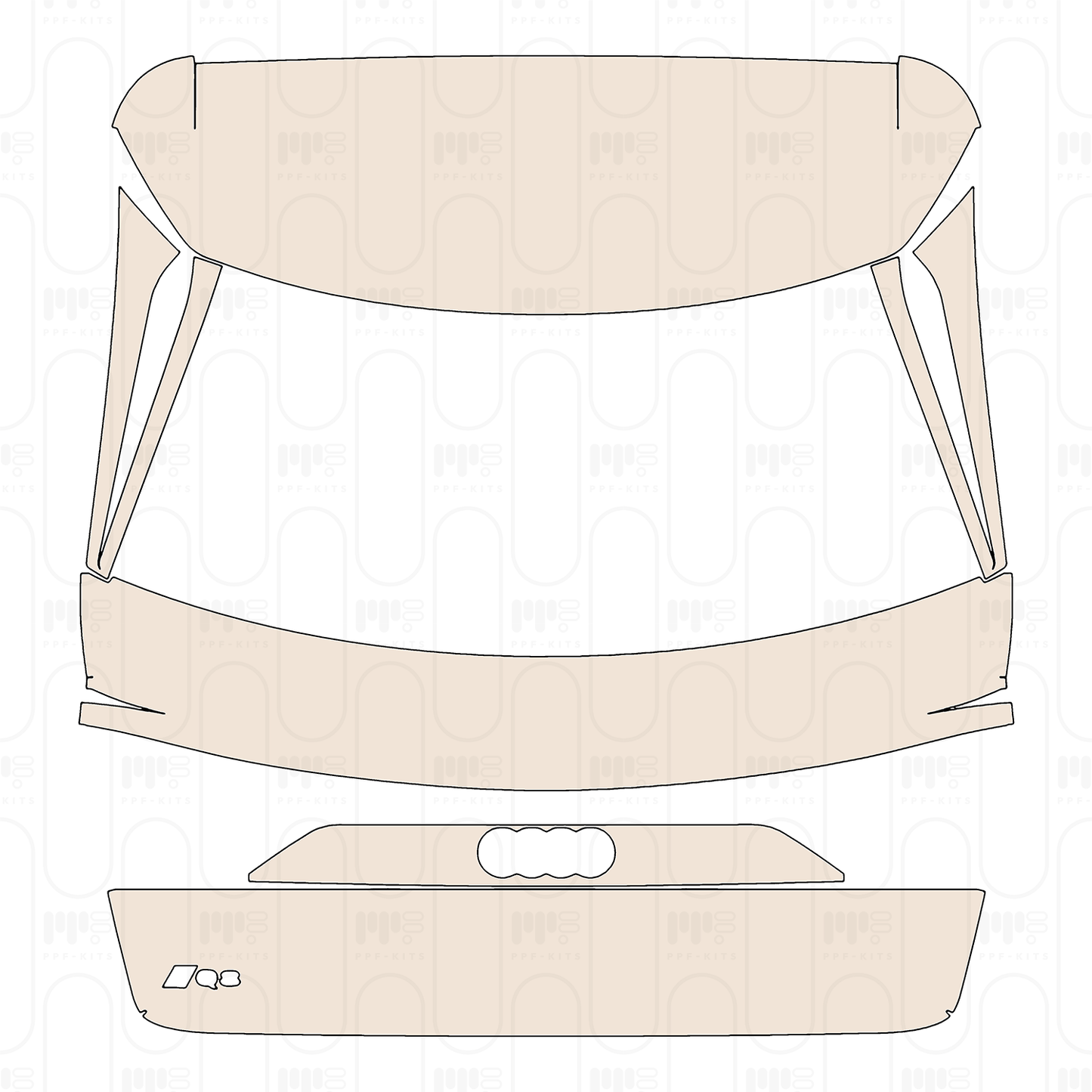 PPF precortado Audi Q8 S-line 2026