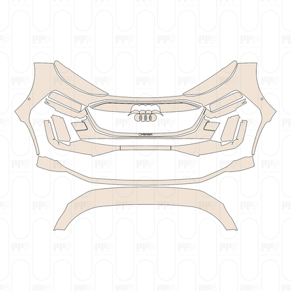 PPF precortado Audi Q6 e-tron SUV S-Line 2026