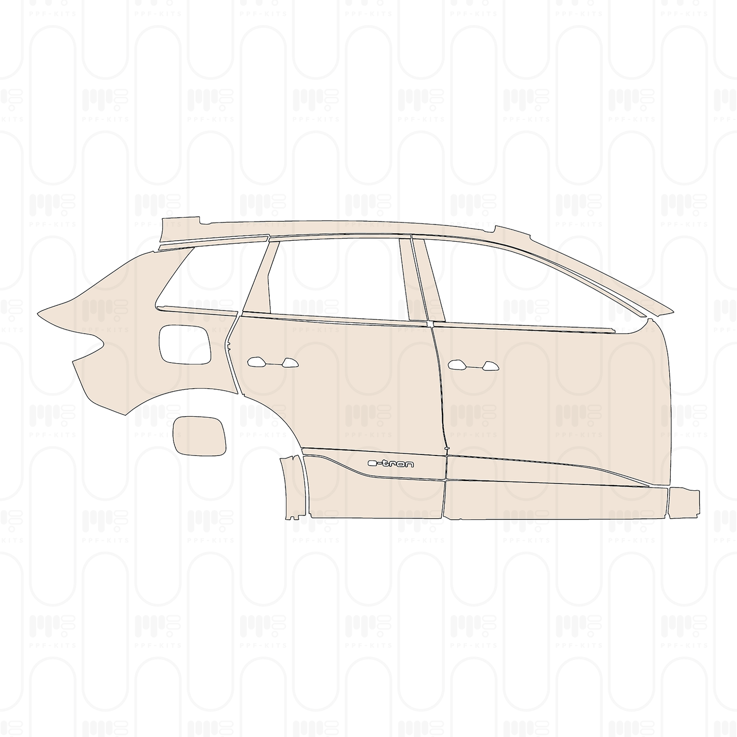 PPF precortado Audi Q6 e-tron SUV Base 2026