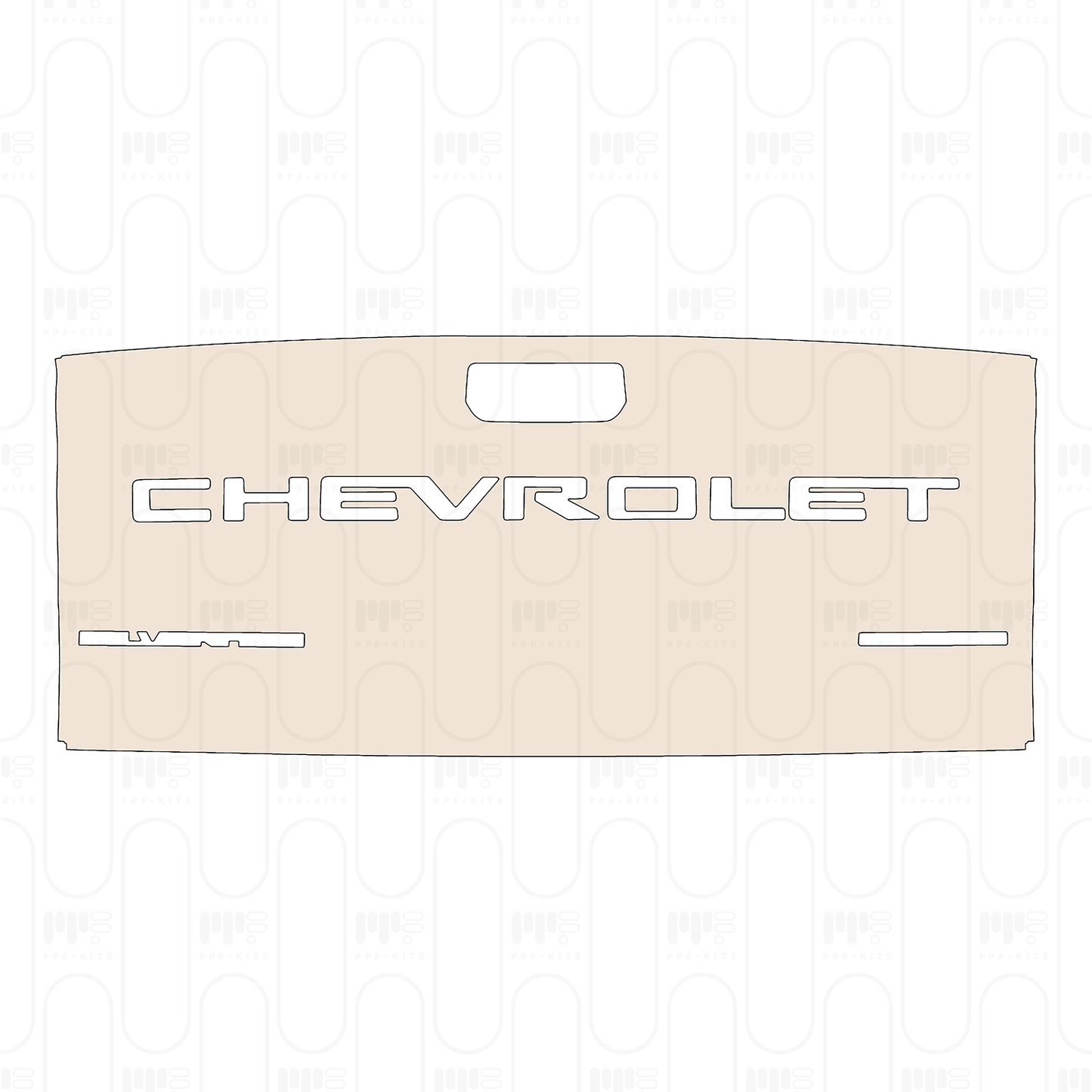 Pre-Cut PPF Chevrolet Silverado 1500 Custom Trail Boss 2026