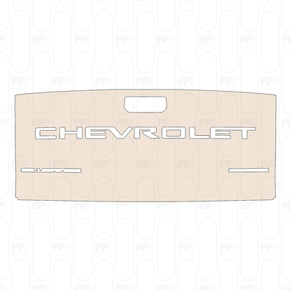 Pre-Cut PPF Chevrolet Silverado 1500 Custom Trail Boss 2026