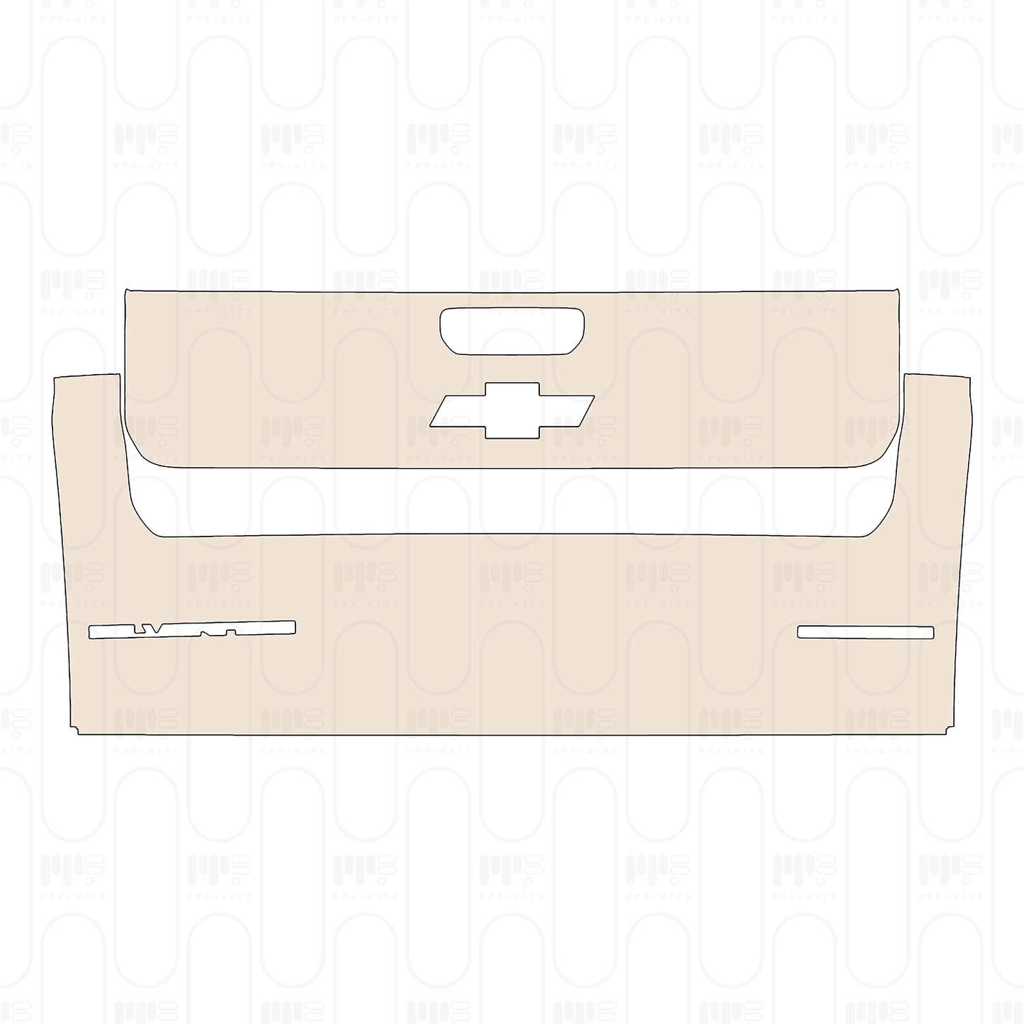 Pre-Cut PPF Chevrolet Silverado 1500 Custom Trail Boss 2026