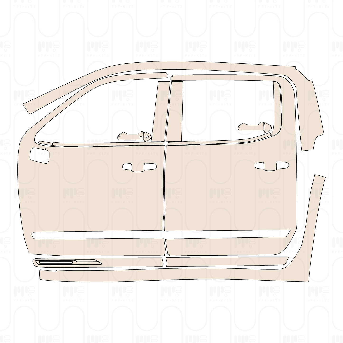 PPF precortado Chevrolet Silverado 1500 High Country 2026
